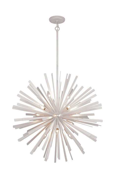 Metropolitan N1908-792 16 Light Pendant, Piastra White