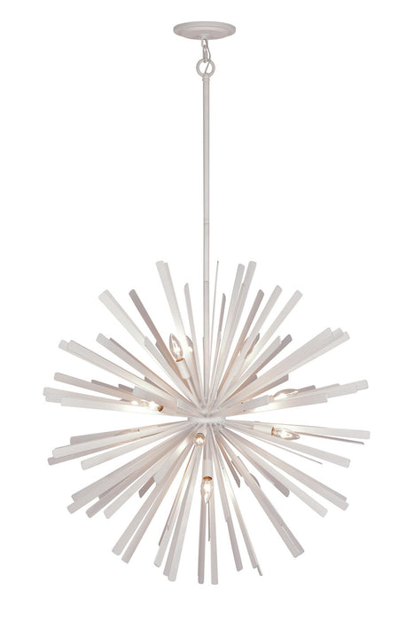 Metropolitan N1908-792 16 Light Pendant, Piastra White