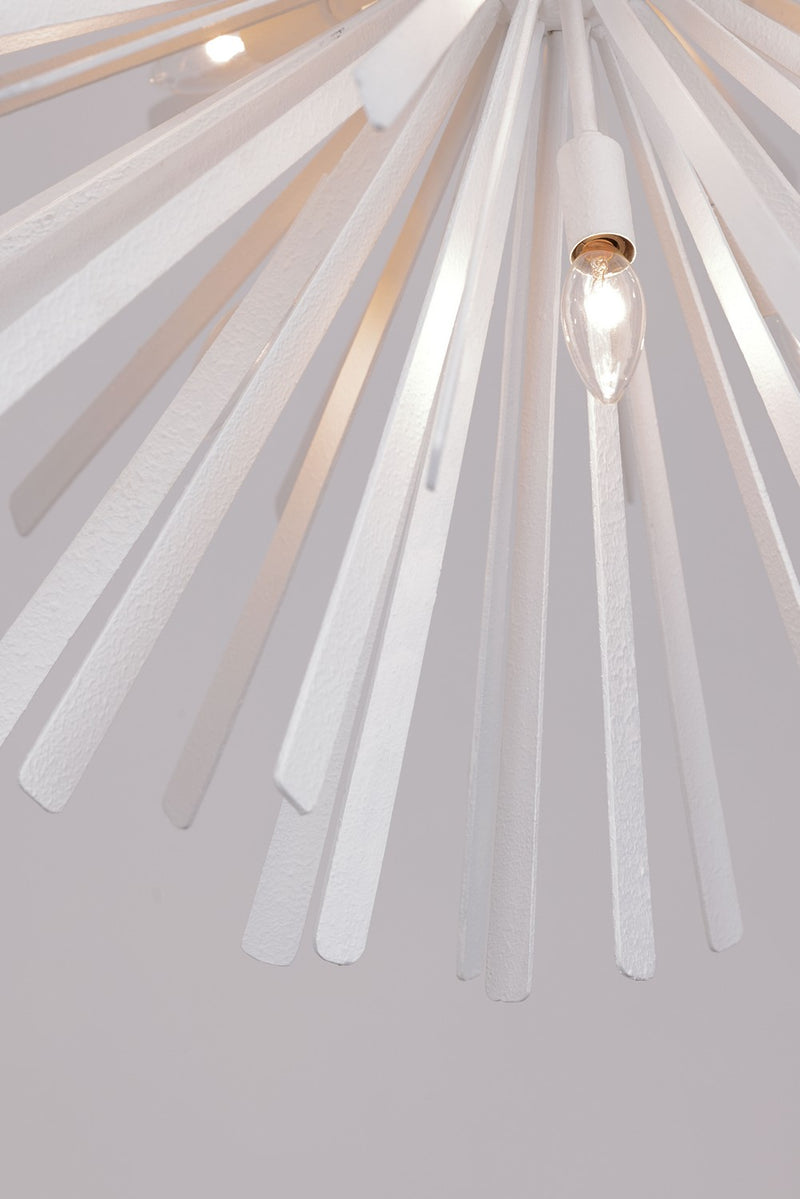 Metropolitan N1908-792 16 Light Pendant, Piastra White