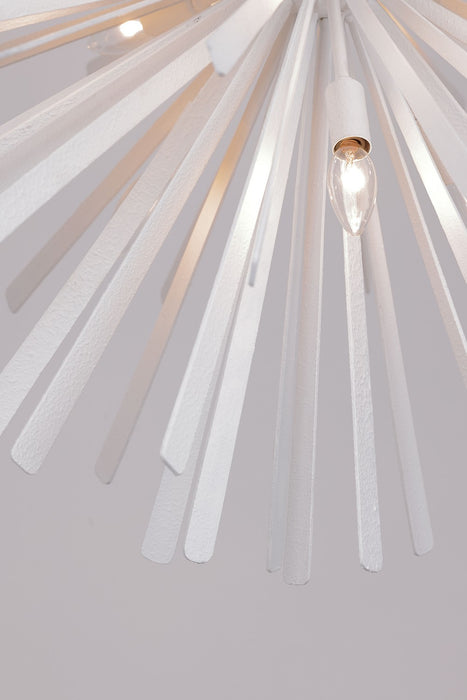 Metropolitan N1908-792 16 Light Pendant, Piastra White