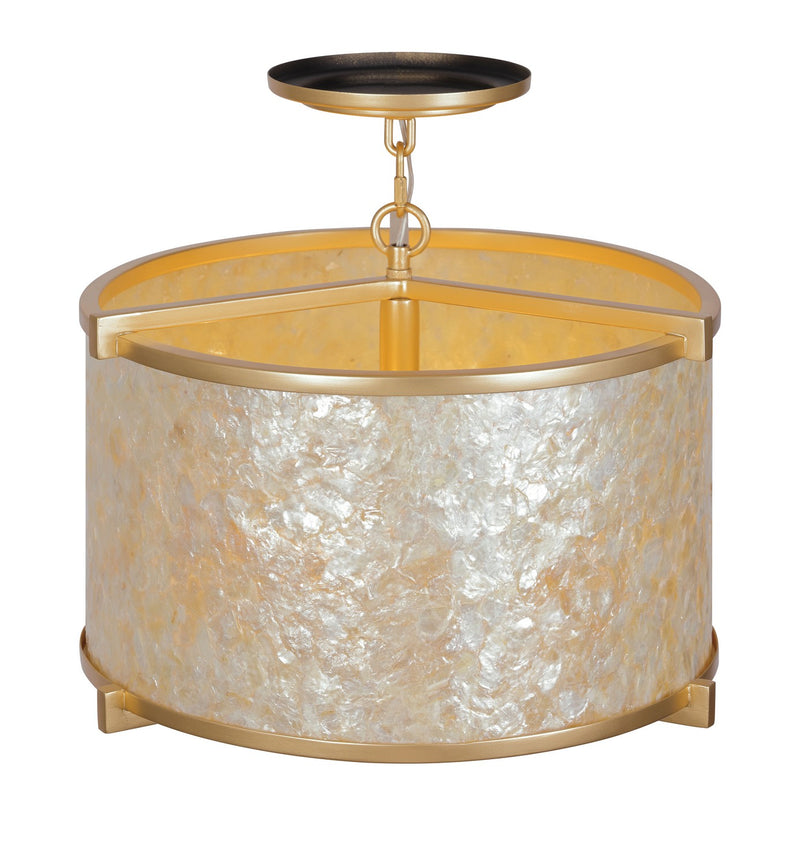 Metropolitan N1934-760 Four Light Semi Flush Mount, Fawn Gold