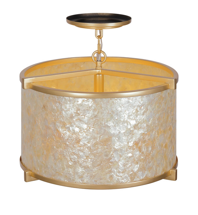 Metropolitan N1934-760 Four Light Semi Flush Mount, Fawn Gold