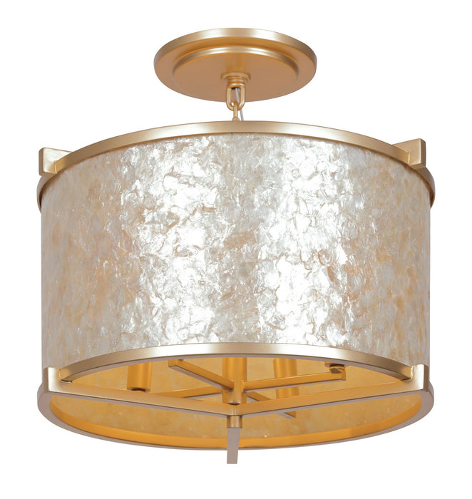 Metropolitan N1934-760 Four Light Semi Flush Mount, Fawn Gold