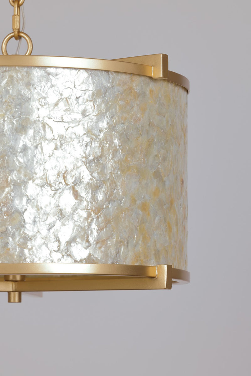 Metropolitan N1934-760 Four Light Semi Flush Mount, Fawn Gold