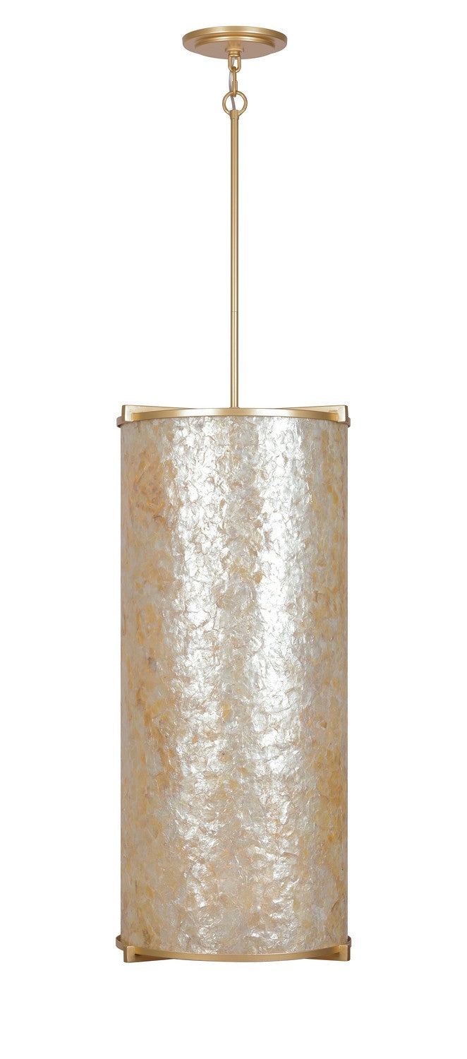 Metropolitan N1936-760 Six Light Foyer Pendant, Fawn Gold