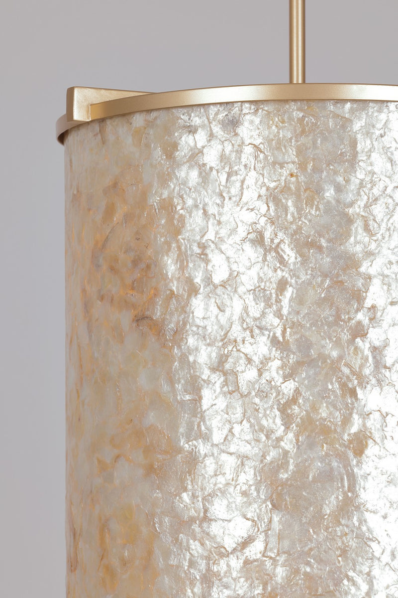 Metropolitan N1936-760 Six Light Foyer Pendant, Fawn Gold
