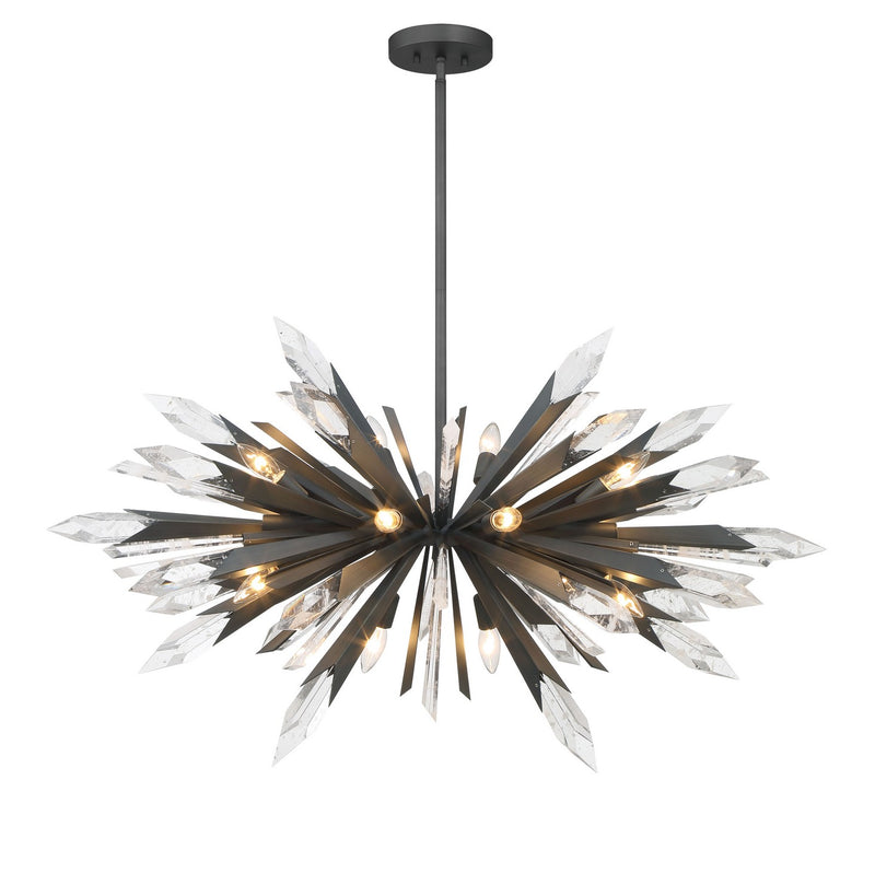 Metropolitan N1948-766 12 Light Pendant, Midnight Graphite