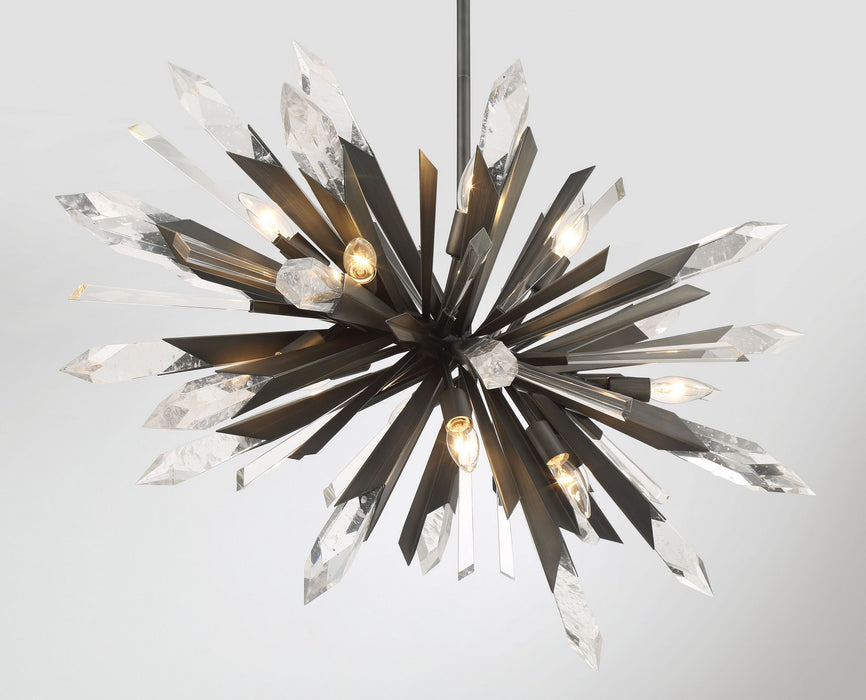 Metropolitan N1948-766 12 Light Pendant, Midnight Graphite