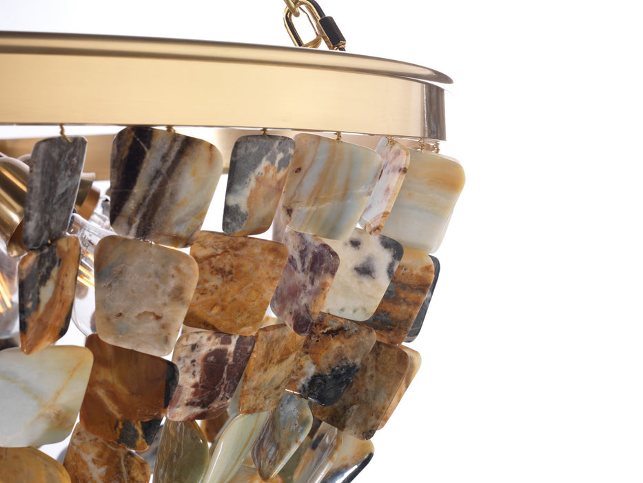 Metropolitan N9631 Eight Light Pendant, Brass