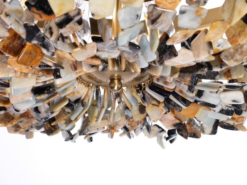 Metropolitan N9631 Eight Light Pendant, Brass