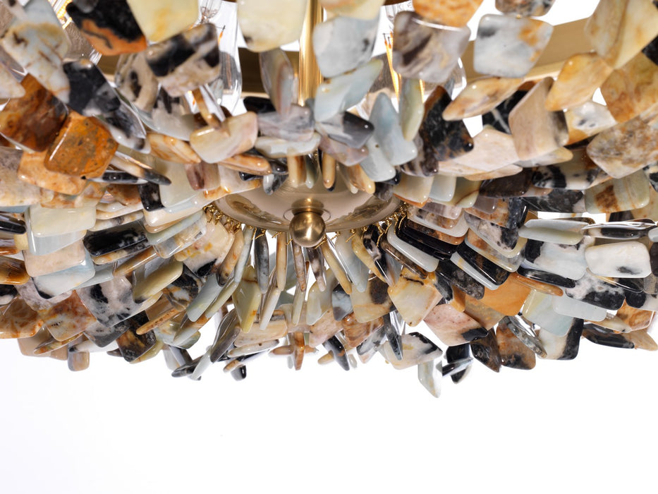 Metropolitan N9631 Eight Light Pendant, Brass