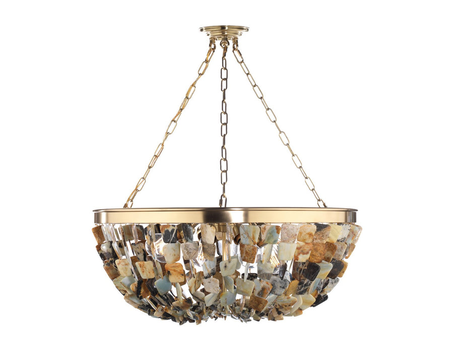 Metropolitan N9631 Eight Light Pendant, Brass