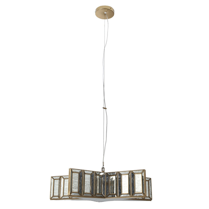 Minka-Lavery 2192-863 Five Light Pendant, Artisan Brass