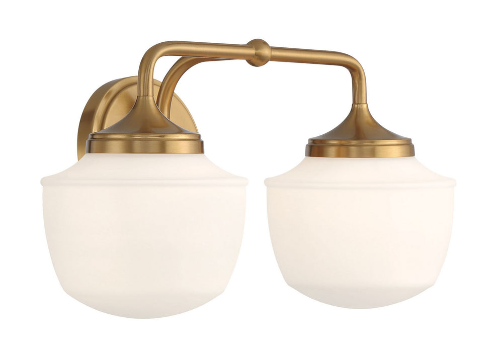 Minka-Lavery 2572-575 Two Light Bath Vanity, Antique Noble Brass