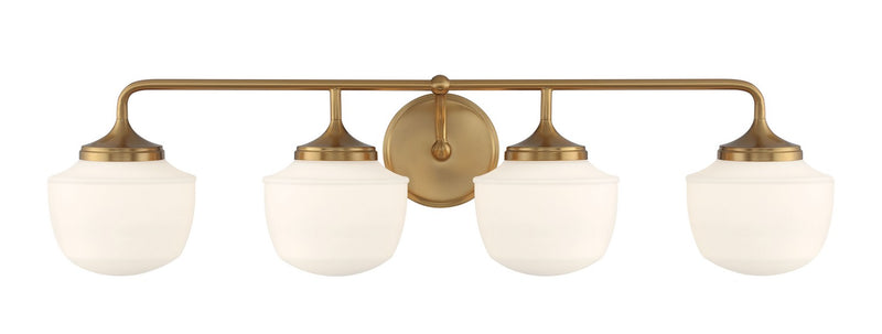 Minka-Lavery 2574-575 Four Light Bath Vanity, Antique Noble Brass