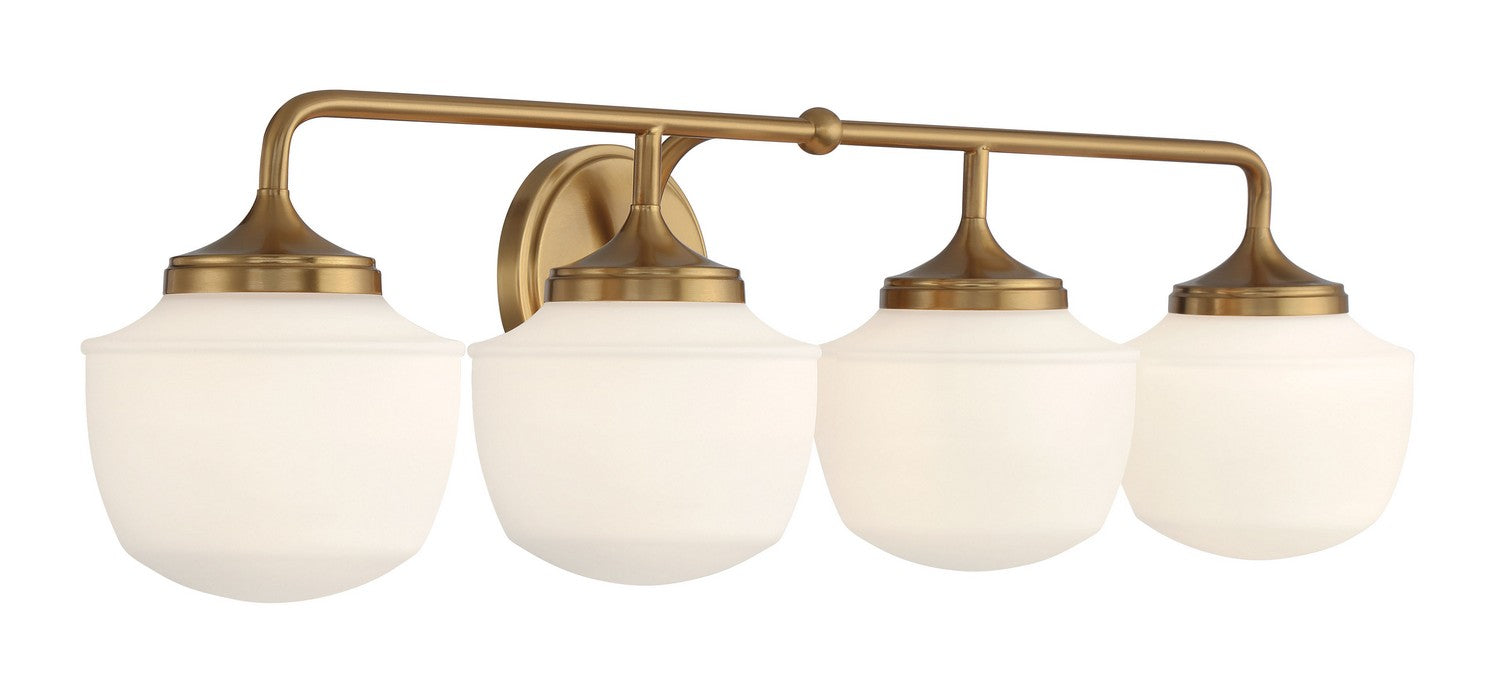 Minka-Lavery 2574-575 Four Light Bath Vanity, Antique Noble Brass