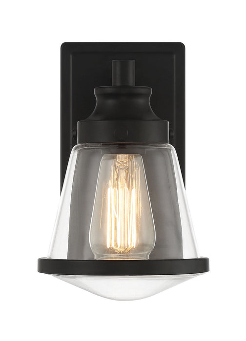 Minka-Lavery 2581-66A One Light Bath Vanity, Coal