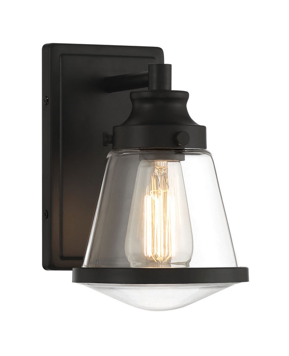 Minka-Lavery 2581-66A One Light Bath Vanity, Coal