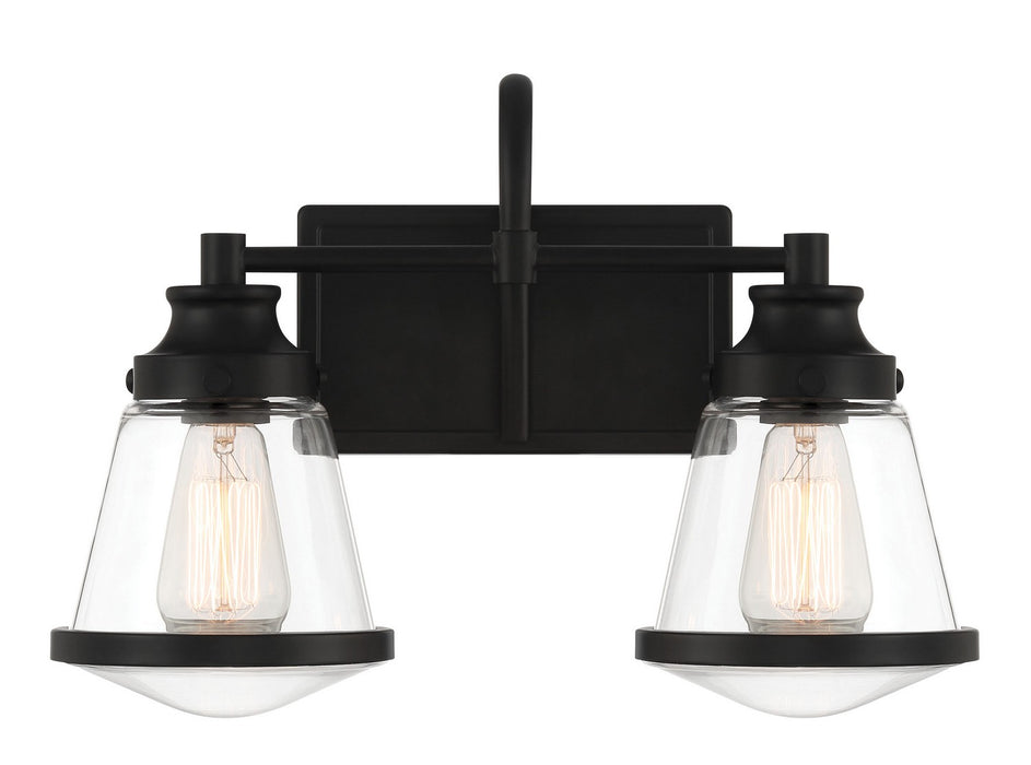 Minka-Lavery 2582-66A Two Light Bath Vanity, Coal