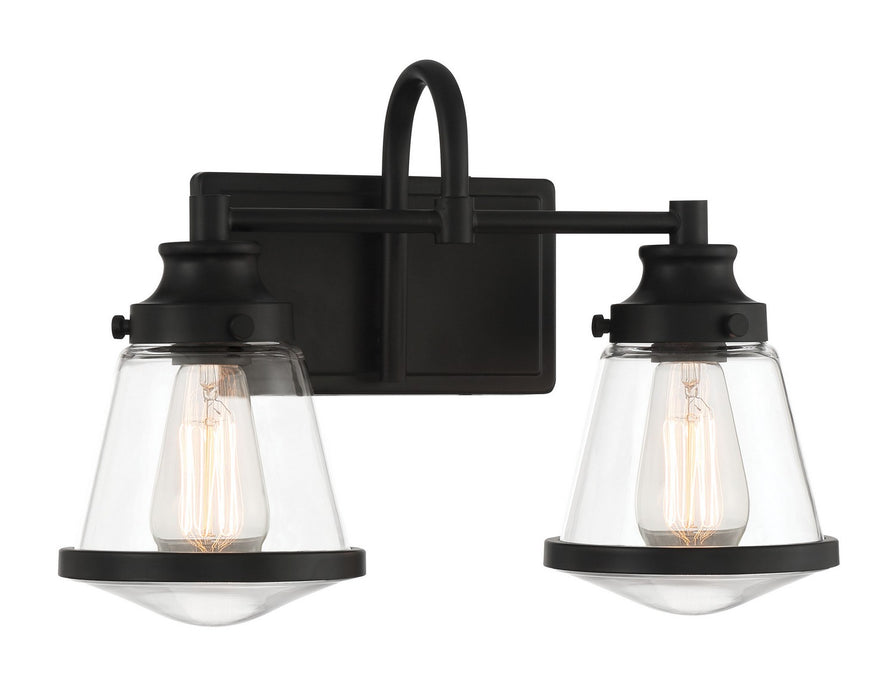 Minka-Lavery 2582-66A Two Light Bath Vanity, Coal