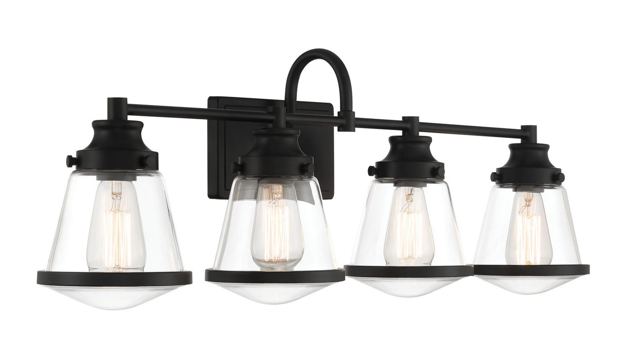 Minka-Lavery 2584-66A Four Light Bath Vanity, Coal