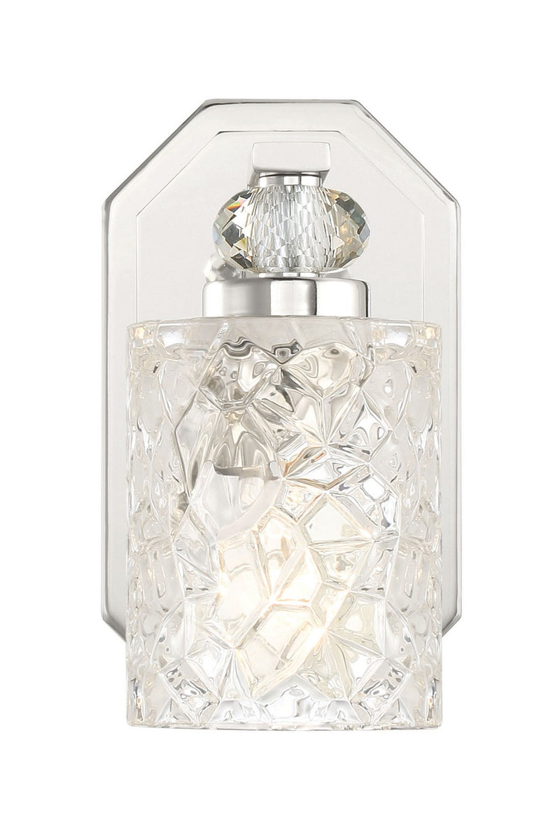 Minka-Lavery 2611-77 One Light Bath Vanity, Chrome