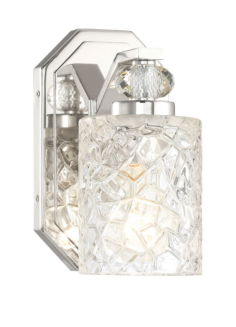 Minka-Lavery 2611-77 One Light Bath Vanity, Chrome