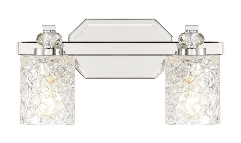 Minka-Lavery 2612-77 Two Light Bath Vanity, Chrome