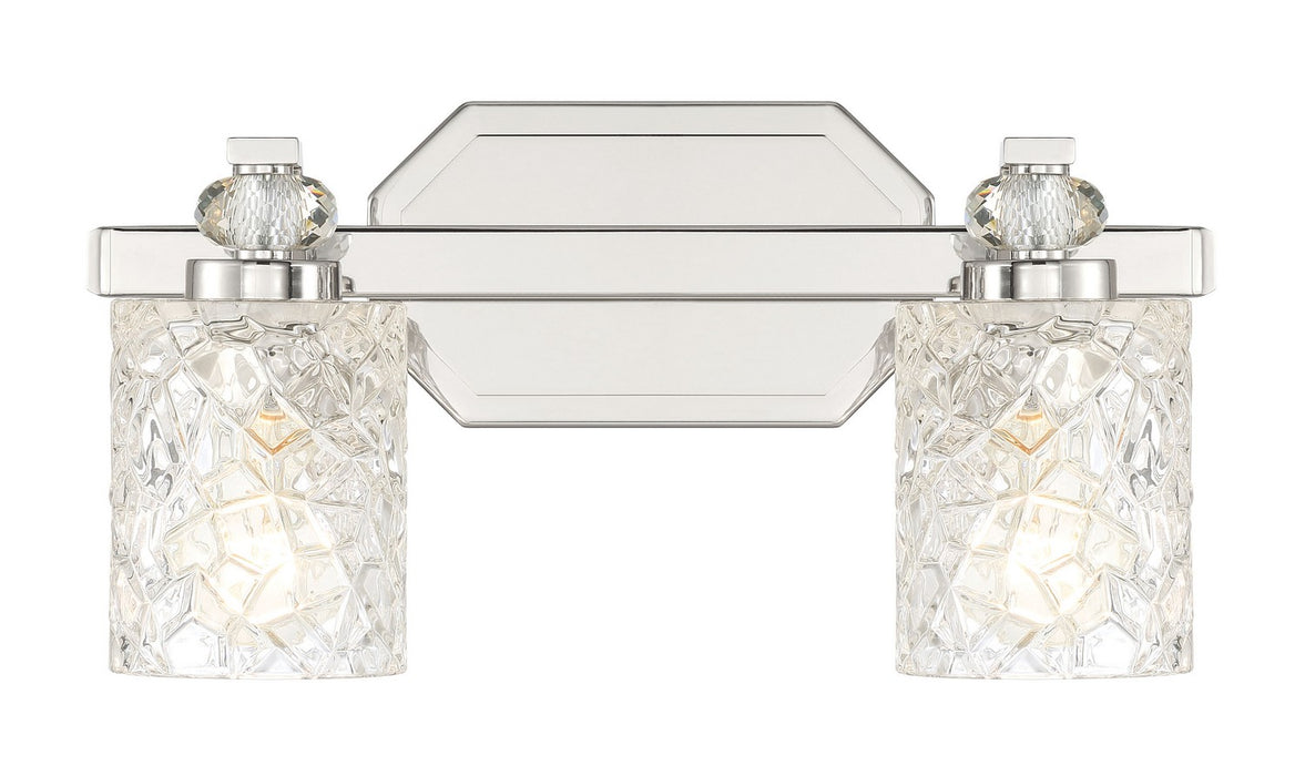 Minka-Lavery 2612-77 Two Light Bath Vanity, Chrome