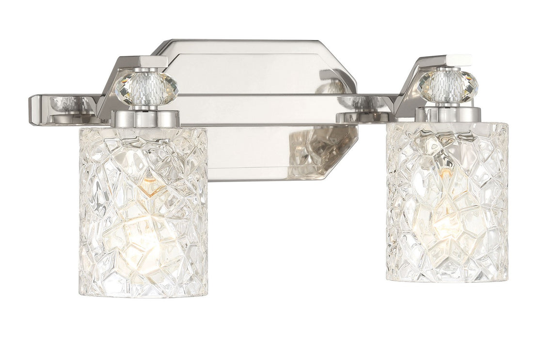 Minka-Lavery 2612-77 Two Light Bath Vanity, Chrome
