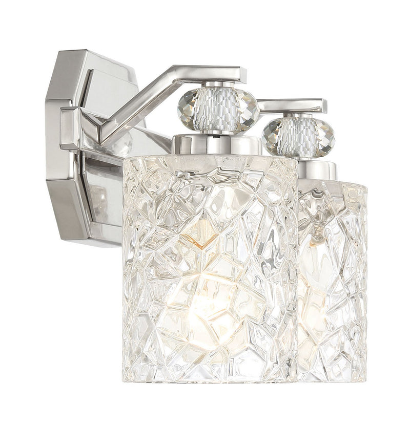 Minka-Lavery 2612-77 Two Light Bath Vanity, Chrome