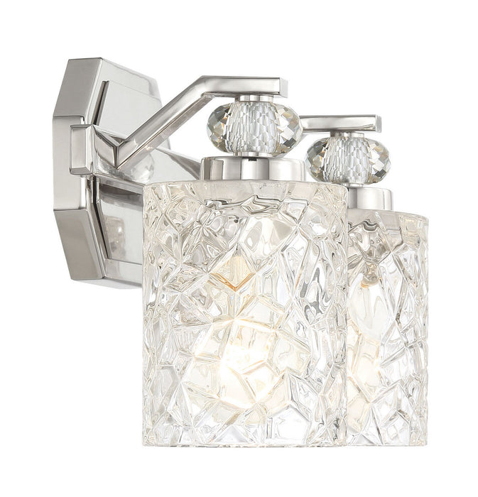 Minka-Lavery 2612-77 Two Light Bath Vanity, Chrome