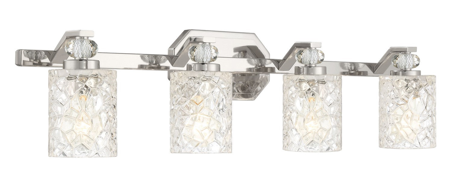 Minka-Lavery 2614-77 Four Light Bath Vanity, Chrome