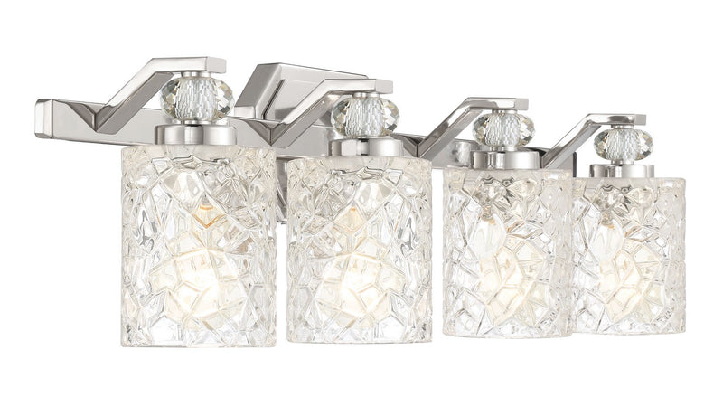 Minka-Lavery 2614-77 Four Light Bath Vanity, Chrome