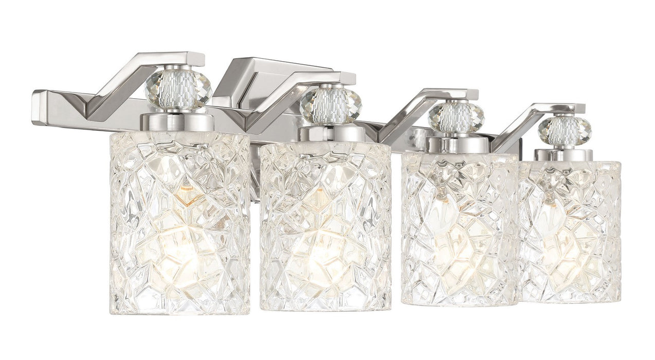 Minka-Lavery 2614-77 Four Light Bath Vanity, Chrome