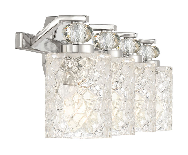 Minka-Lavery 2614-77 Four Light Bath Vanity, Chrome