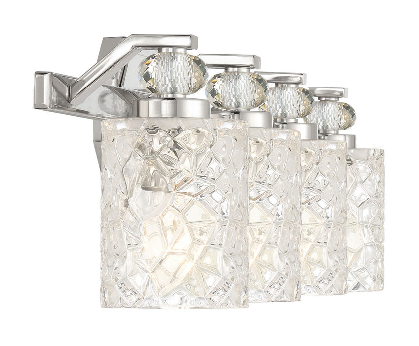 Minka-Lavery 2614-77 Four Light Bath Vanity, Chrome