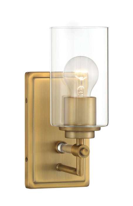 Minka-Lavery 2641-575 One Light Bath Vanity, Antique Noble Brass
