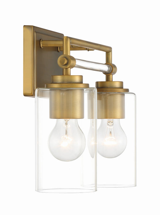 Minka-Lavery 2642-575 Two Light Bath Vanity, Antique Noble Brass