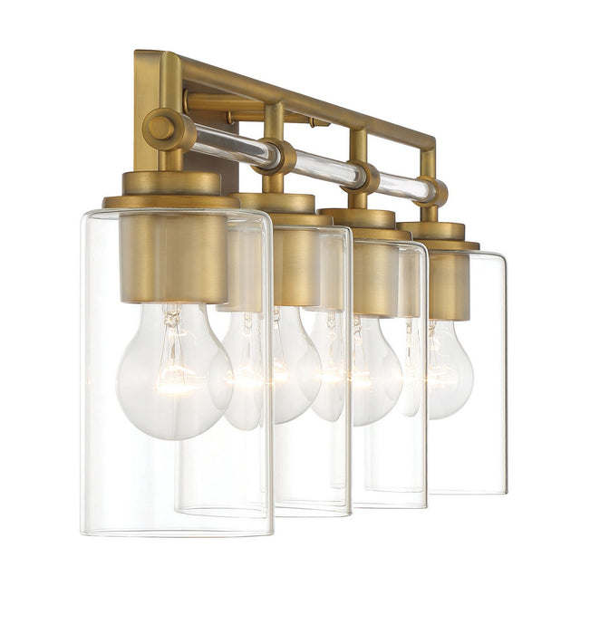 Minka-Lavery 2644-575 Four Light Bath Vanity, Antique Noble Brass
