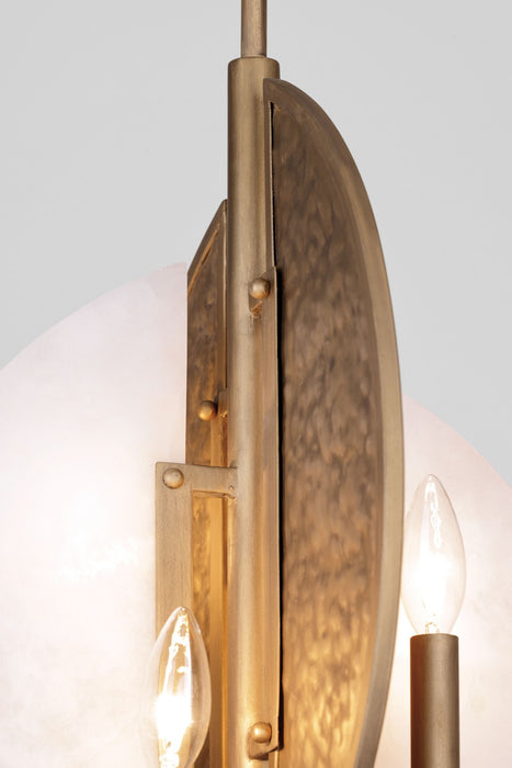 Minka-Lavery 3461-788 Four Light Pendant, Ashen Gold