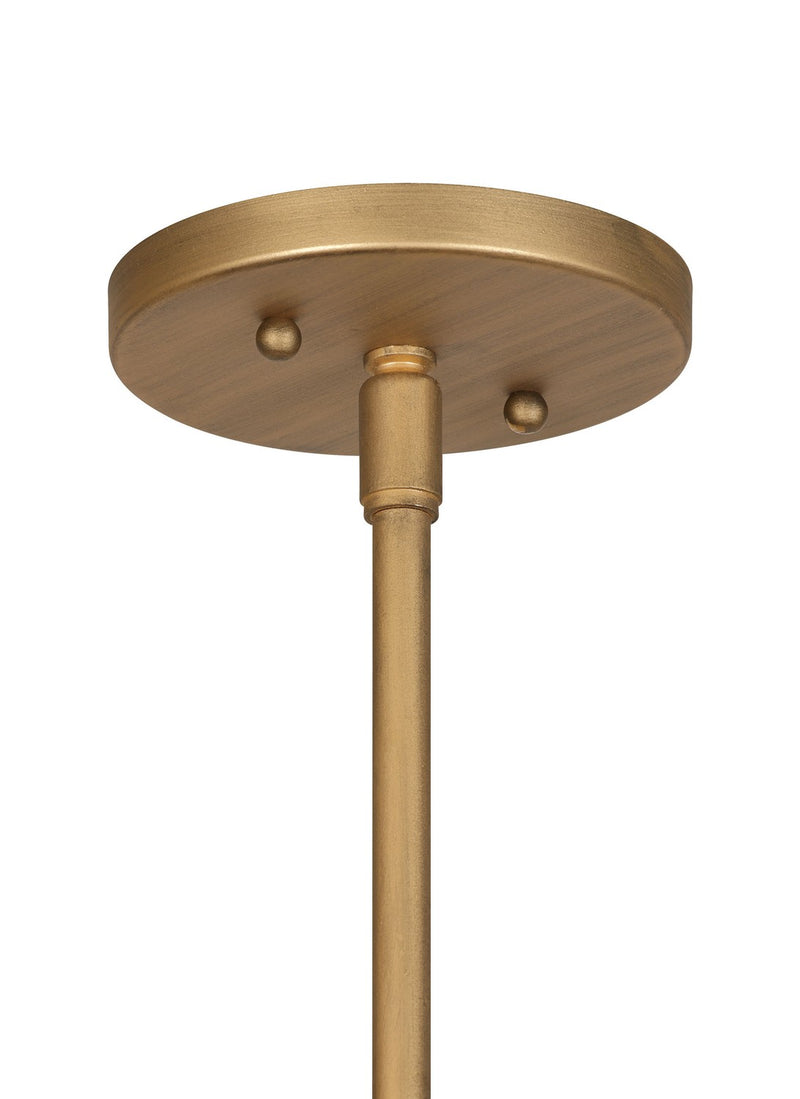 Minka-Lavery 3462-788 Four Light Pendant, Ashen Gold