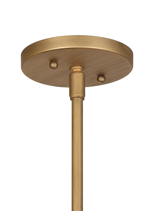 Minka-Lavery 3462-788 Four Light Pendant, Ashen Gold
