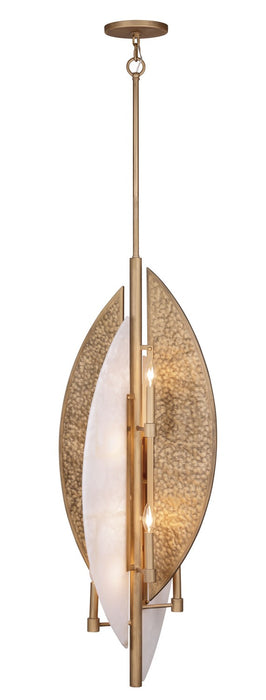 Minka-Lavery 3463-788 Eight Light Pendant, Ashen Gold