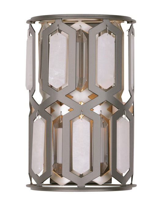 Minka-Lavery 3581-795 One Light Wall Sconce, Bronze & Sultry Silver