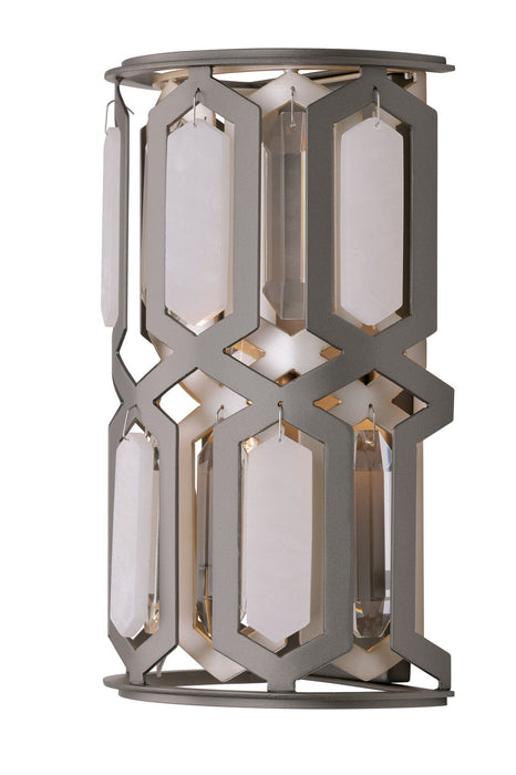 Minka-Lavery 3581-795 One Light Wall Sconce, Bronze & Sultry Silver