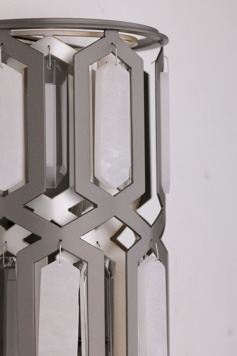 Minka-Lavery 3581-795 One Light Wall Sconce, Bronze & Sultry Silver