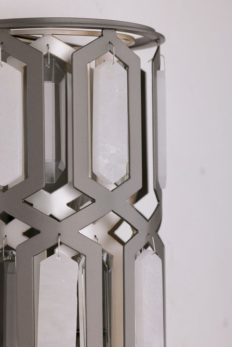 Minka-Lavery 3581-795 One Light Wall Sconce, Bronze & Sultry Silver