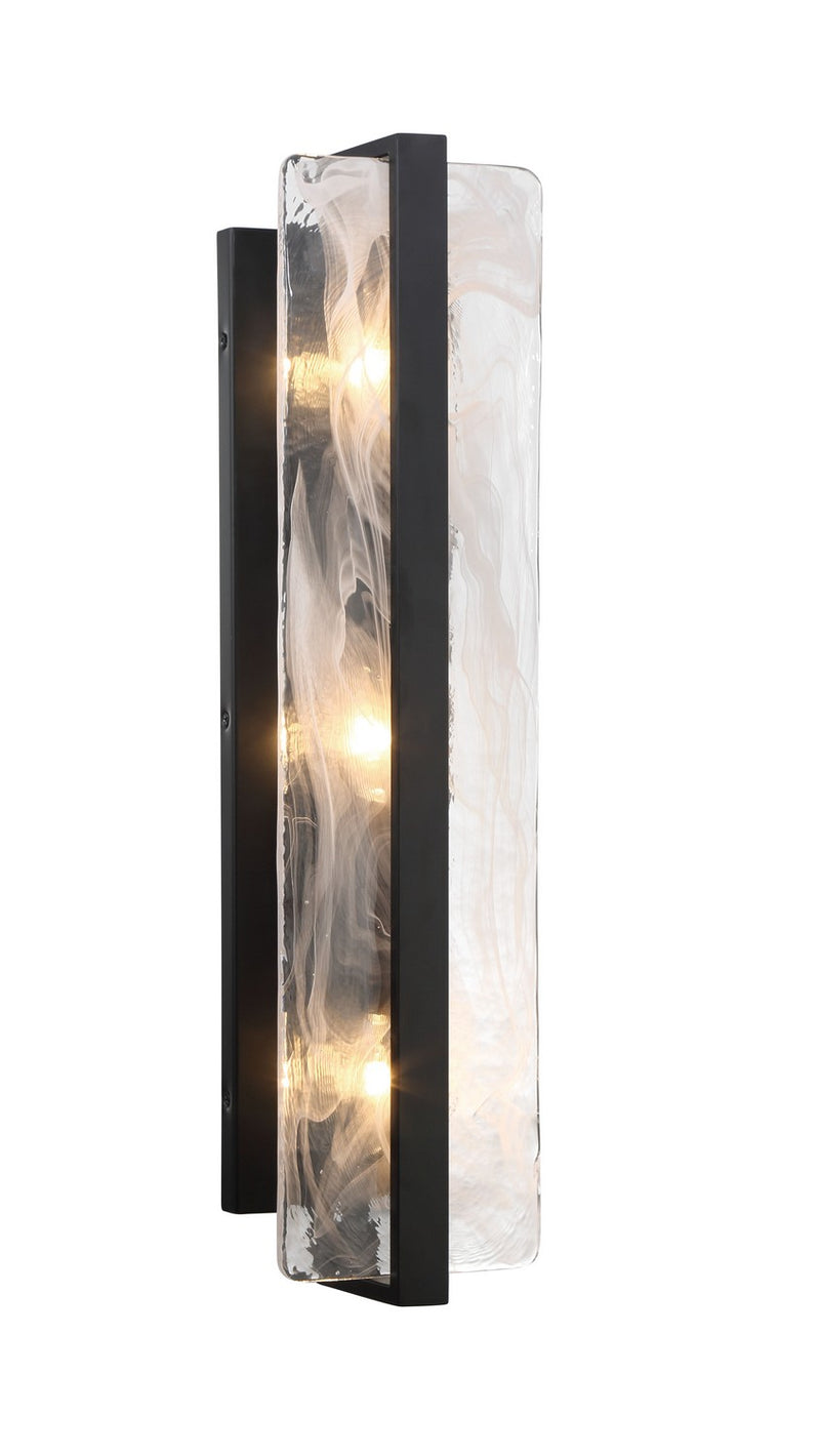 Minka-Lavery 3615-66A Three Light Wall Sconce, Coal