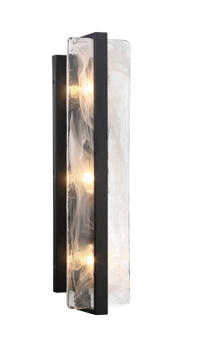 Minka-Lavery 3615-66A Three Light Wall Sconce, Coal